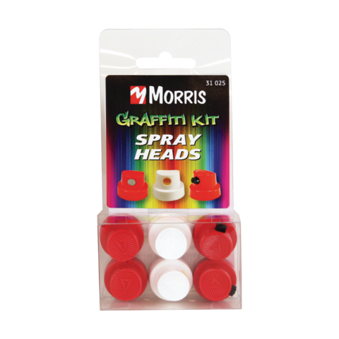 ΑΝΤΑΛΛΑΚΤΙΚΗ ΒΑΛΒΙΔΑ ΓΙΑ ΣΠΡΕЇ (GRAFFITI KIT), 6 ΤΜΧ