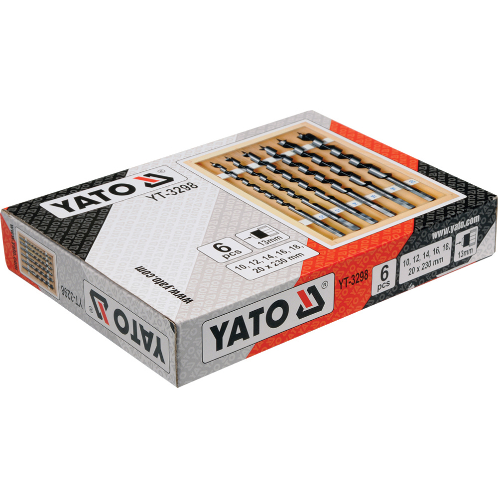 Τρυπάνια σετ YATO 10-20mm YT-3298 - Image 2