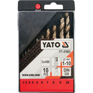 Τρυπάνια σετ YATO 10 τεμ. YT-41603
