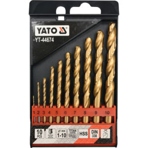 Τρυπάνια σετ YATO 10 τεμ. YT-44674