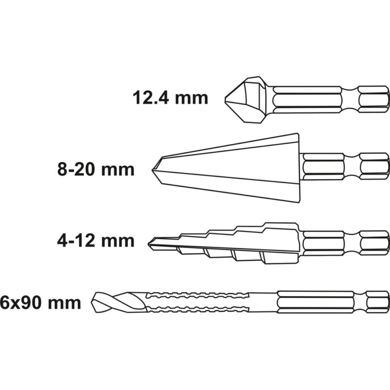 Τρυπάνια σετ YATO YT-44705 - Image 2
