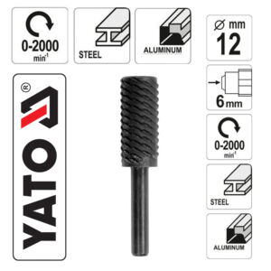 Ράσπα Μετάλλου YATO Κυλινδρική Ø12mm YT-61702
