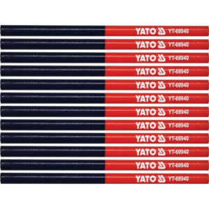 Μολύβια ξυλουργών δίχρωμα YATO 12 τεμ. YT-69940