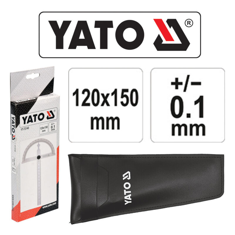 Μοιρογνωμόνιο YATO 120x150mm YT-72140 - Image 2