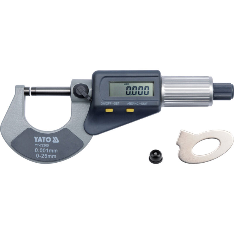 Μικρόμετρο ηλεκτρονικό YATO 25mm YT-72305