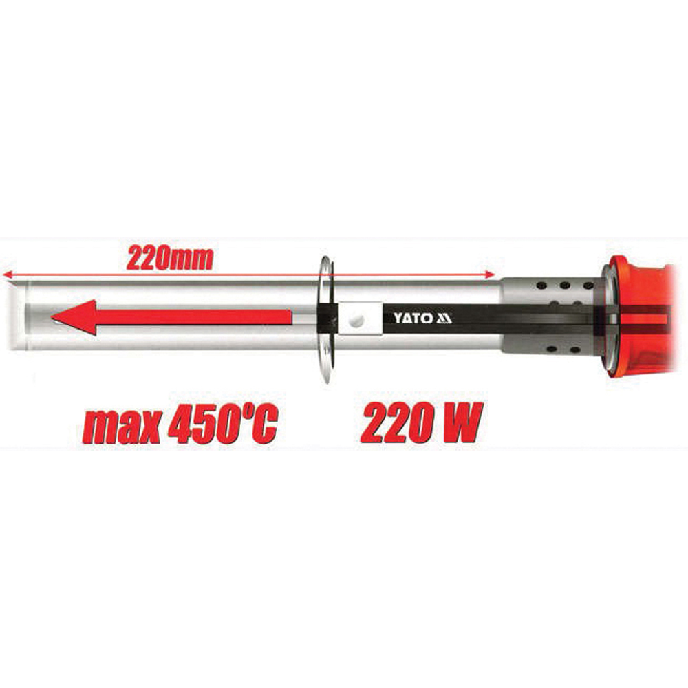 Μαχαίρι πολυστερίνης θερμικό YATO YT-82190 - Image 2
