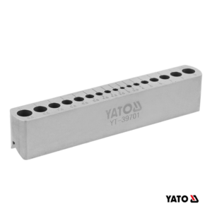 Οδηγός τρυπήματος YATO κάθετος 17 οπών 3–9,5 mm YT-39701