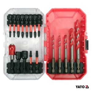 Μύτες YATO σετ κρουστικές 1/4" 18 τεμ. YT-04615