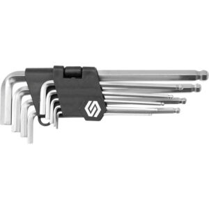 Κλειδιά Άλλεν σετ μπίλιας CrV 9 τεμαχίων 2-10 mm VOREL