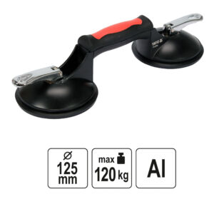 Βεντούζα Τζαμιών Διπλή Αλουμινίου YATO 125mm 120kg YT-37236