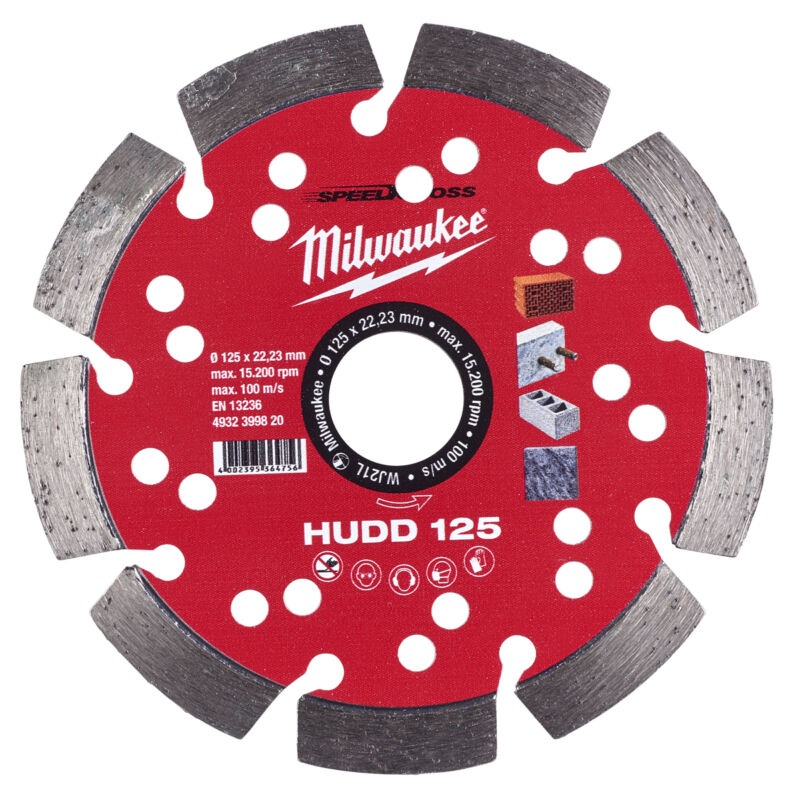 HUDD 125 SPEEDCROSS Διαμαντόδισκος Ø 125mm