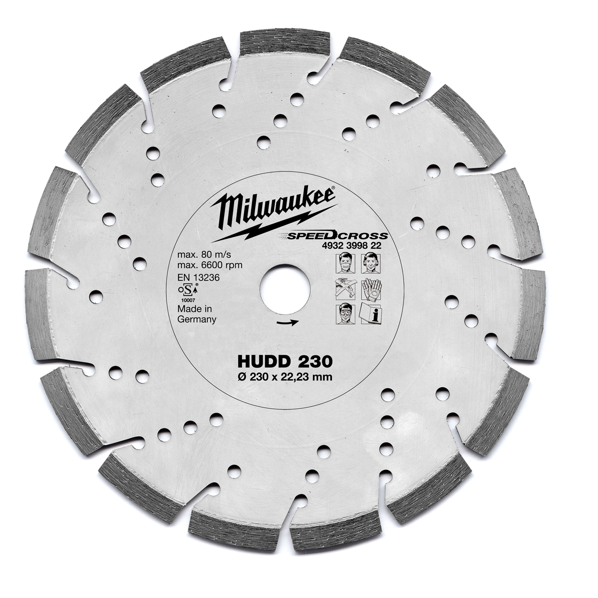 HUDD 230 SPEEDCROSS ΔΙΑΜΑΝΤΟΔΙΣΚΟΣ Ø 230mm - Image 2