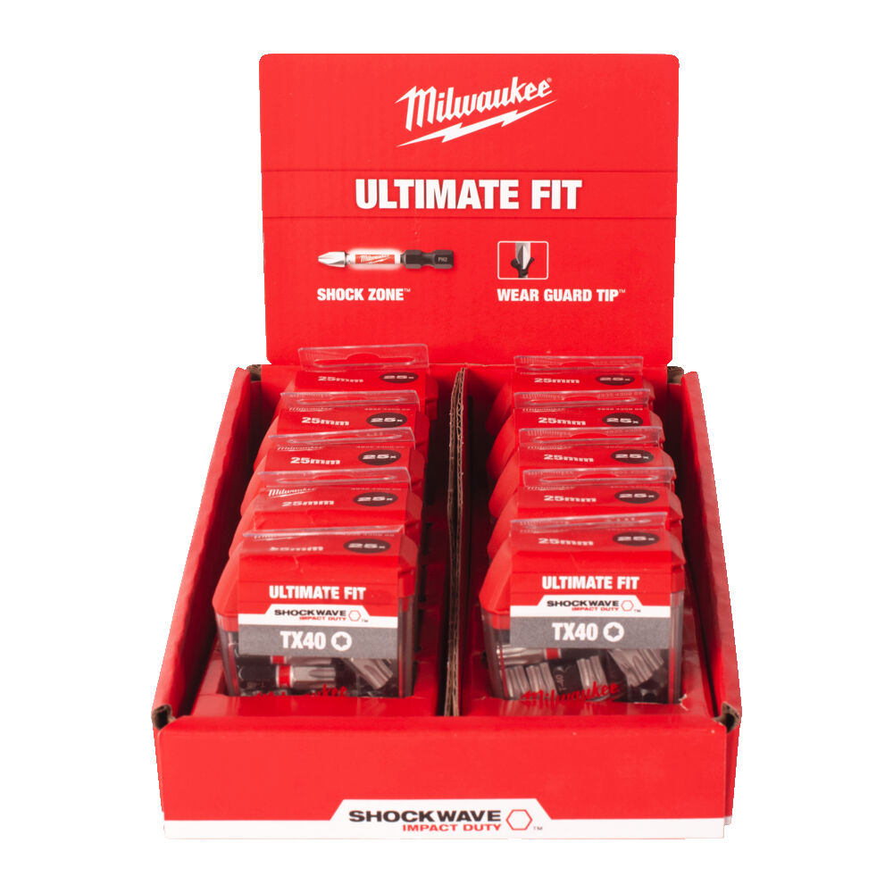 SHOCKWAVE™ IMPACT DUTY ΜΥΤΕΣ TORX TX40 x 25mm - 25 ΤΕΜ - Image 2