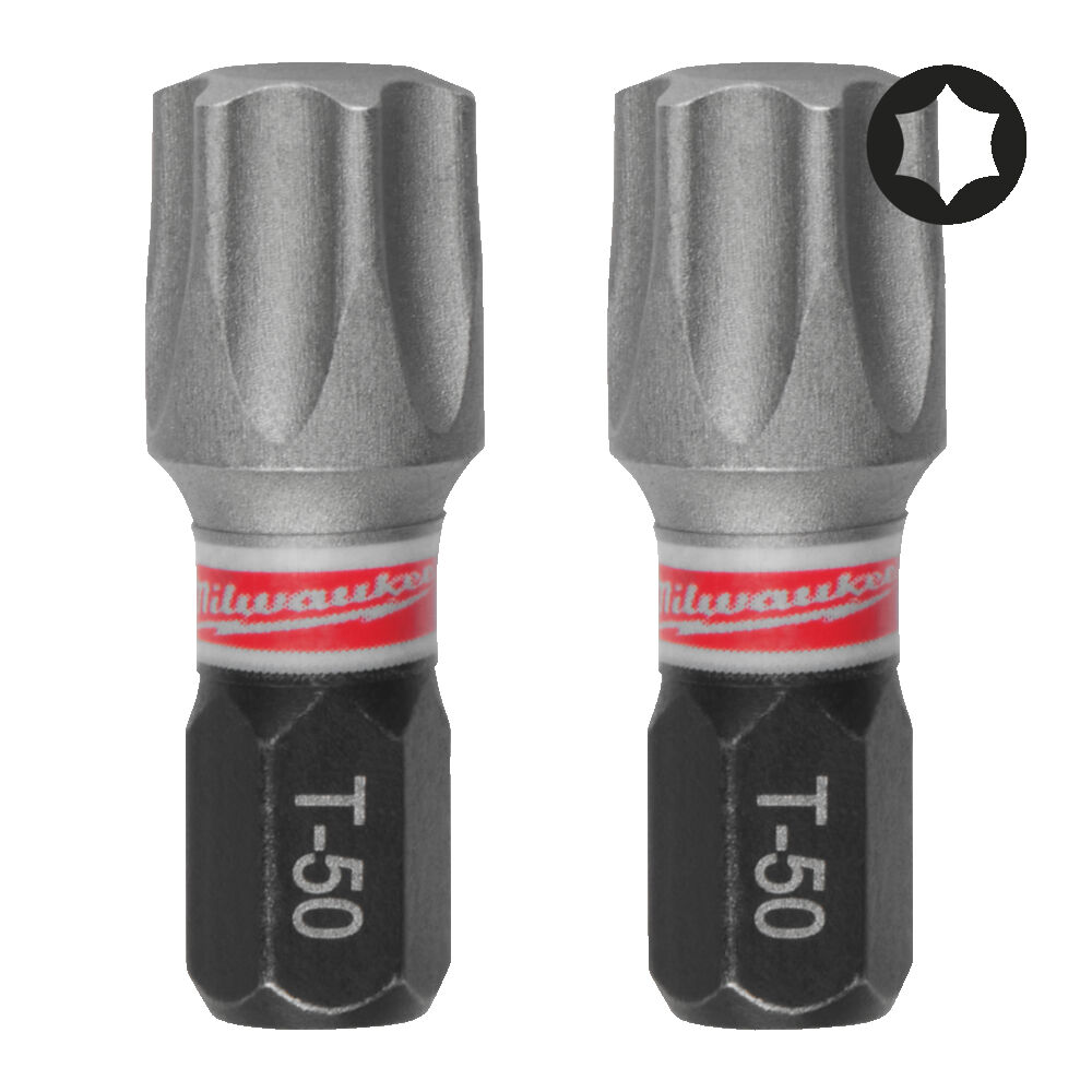 SHOCKWAVE™ IMPACT DUTY ΜΥΤΕΣ TORX TIC TAK TX50 x 25mm - 15 ΤΕΜ
