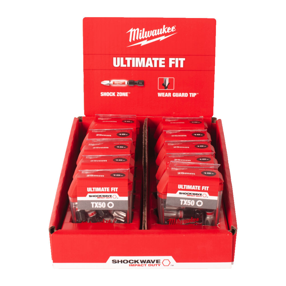 SHOCKWAVE™ IMPACT DUTY ΜΥΤΕΣ TORX TIC TAK TX50 x 25mm - 15 ΤΕΜ - Image 2