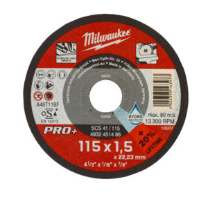 SCS 41/115 x 1.5 x 22 mm PRO+ ΛΕΠΤΟΣ ΔΙΣΚΟΣ ΚΟΠΗΣ Ø 115mm