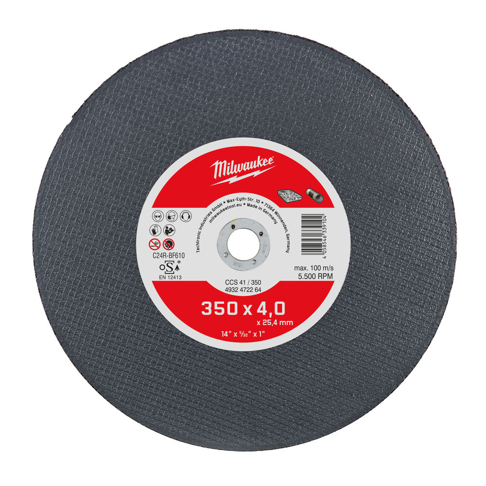 CCS 41 / 350 ΔΙΣΚΟΣ ΚΟΠΗΣ ΠΕΤΡΑΣ Ø 350 x 4mm