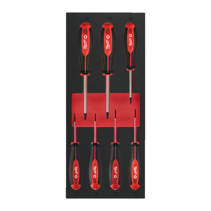 SET TRI-LOBE Κατσαβίδια TORX σε Ένθετο Αφρού- 7 TEM