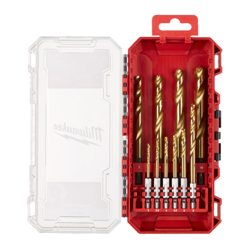 SET RED HEX – SHOCKWAVE™ HSS-TiN Τρυπάνι Μετάλλου 19 Τεμ - Image 2