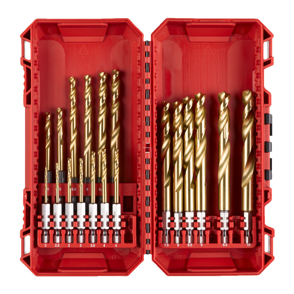 SET RED HEX – SHOCKWAVE™ HSS-TiN ΤΡΥΠΑΝΙ ΜΕΤΑΛΛΟΥ 19 ΤΕΜ