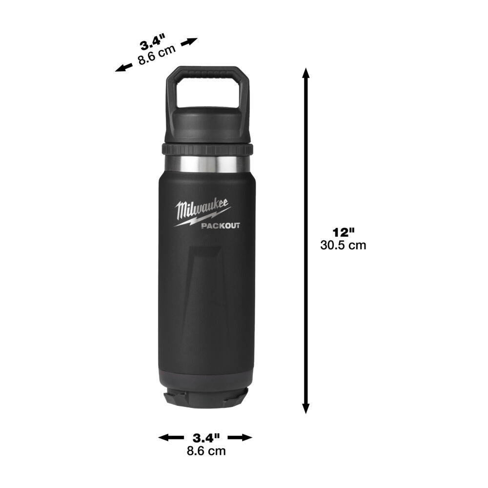 PACKOUT™ Μπουκάλι θερμός 532 ml με καπάκι, μαύρο - Image 4