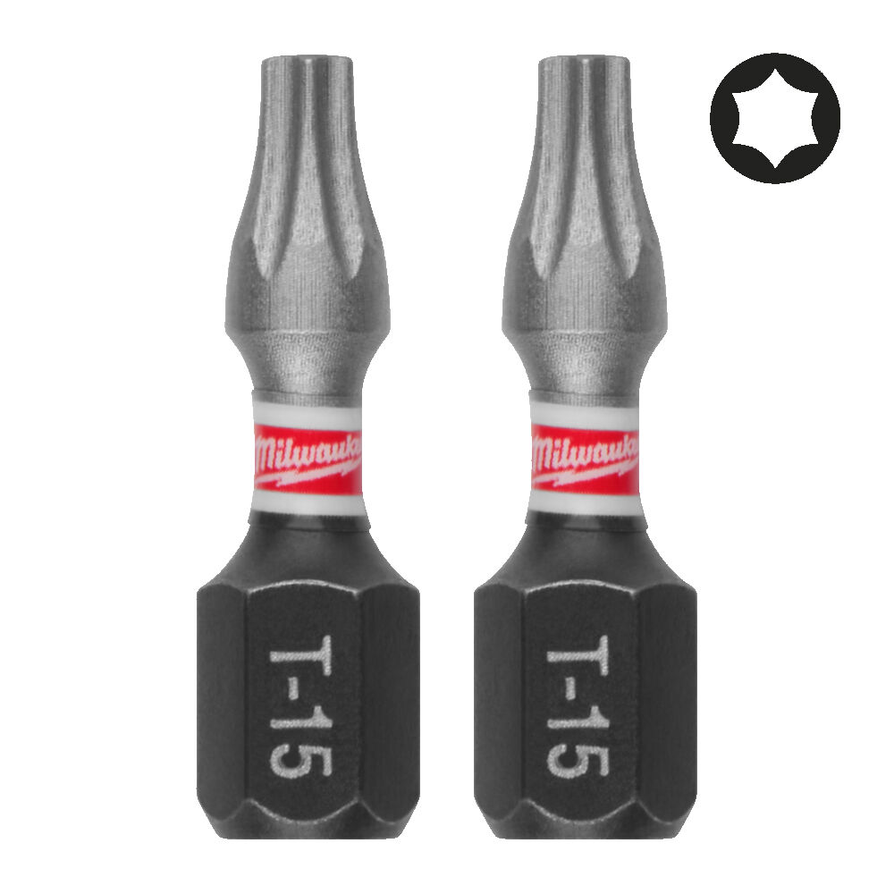 SHOCKWAVE™ IMPACT DUTY ΜΥΤΕΣ TORX TX15 x 25mm 3 ΤΕΜ.