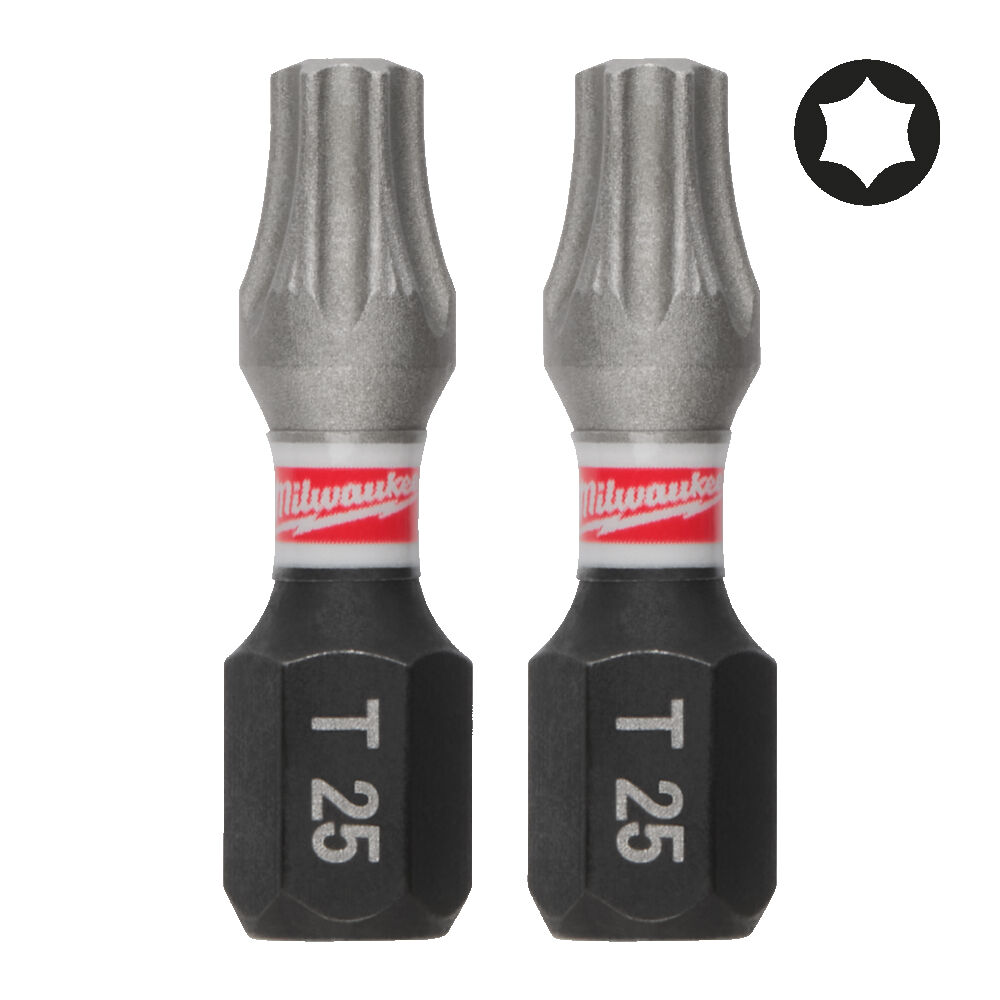 SHOCKWAVE™ IMPACT DUTY ΜΥΤΕΣ TORX TX25 x 25mm - 3 ΤΕΜ.