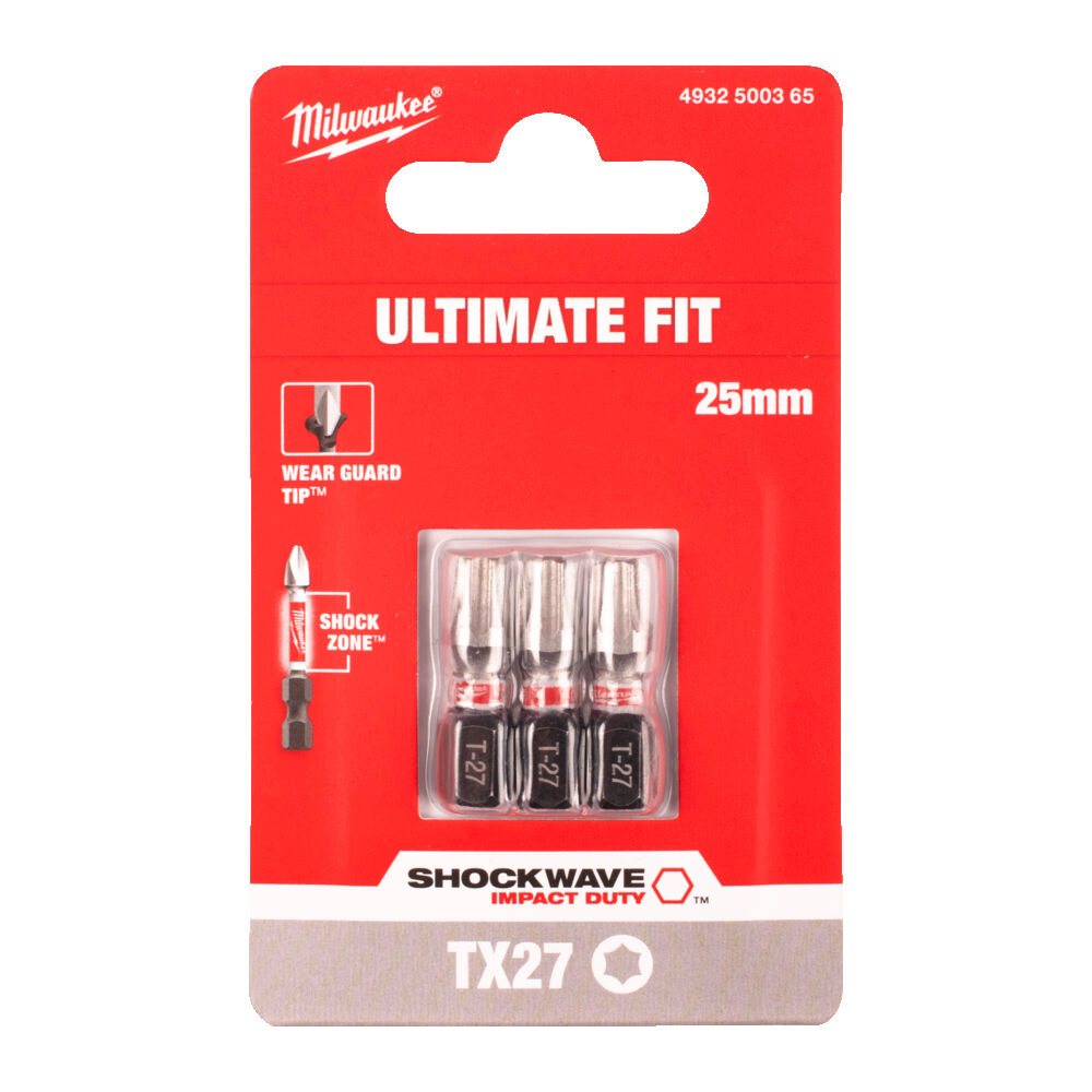 SHOCKWAVE™ IMPACT DUTY ΜΥΤΕΣ TORX TX27 x 25mm - 3 ΤΕΜ. - Image 2