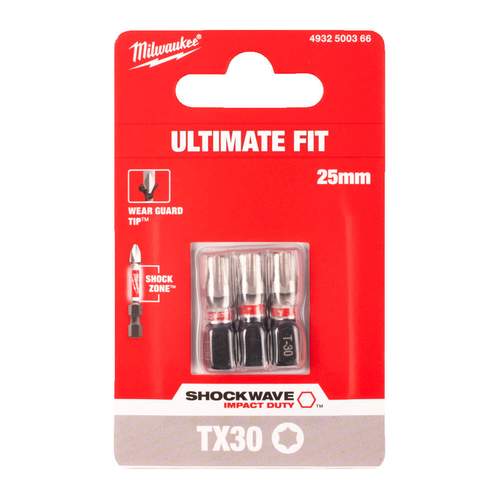 SHOCKWAVE™ IMPACT DUTY ΜΥΤΕΣ TORX TX30 x 25mm - 3 ΤΕΜ. - Image 2