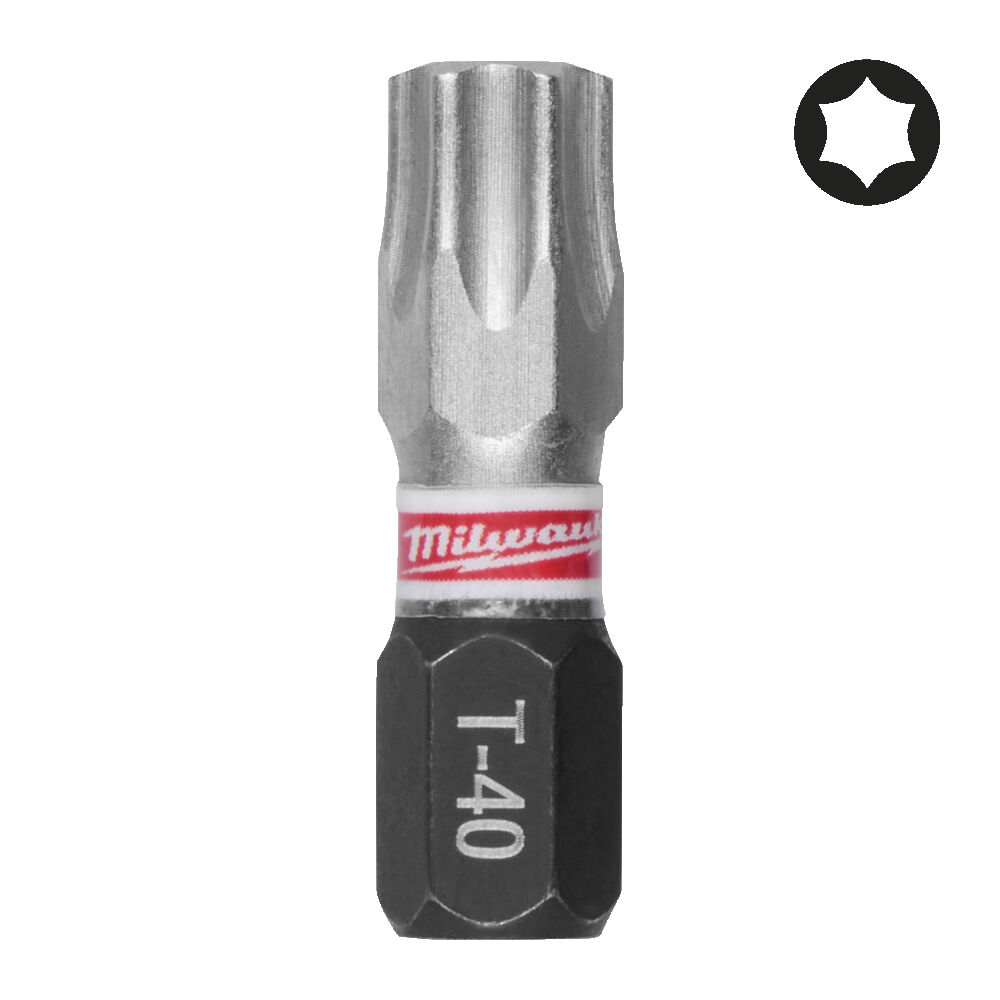 SHOCKWAVE™ IMPACT DUTY ΜΥΤΕΣ TORX TX40 x 25mm - 3 ΤΕΜ.
