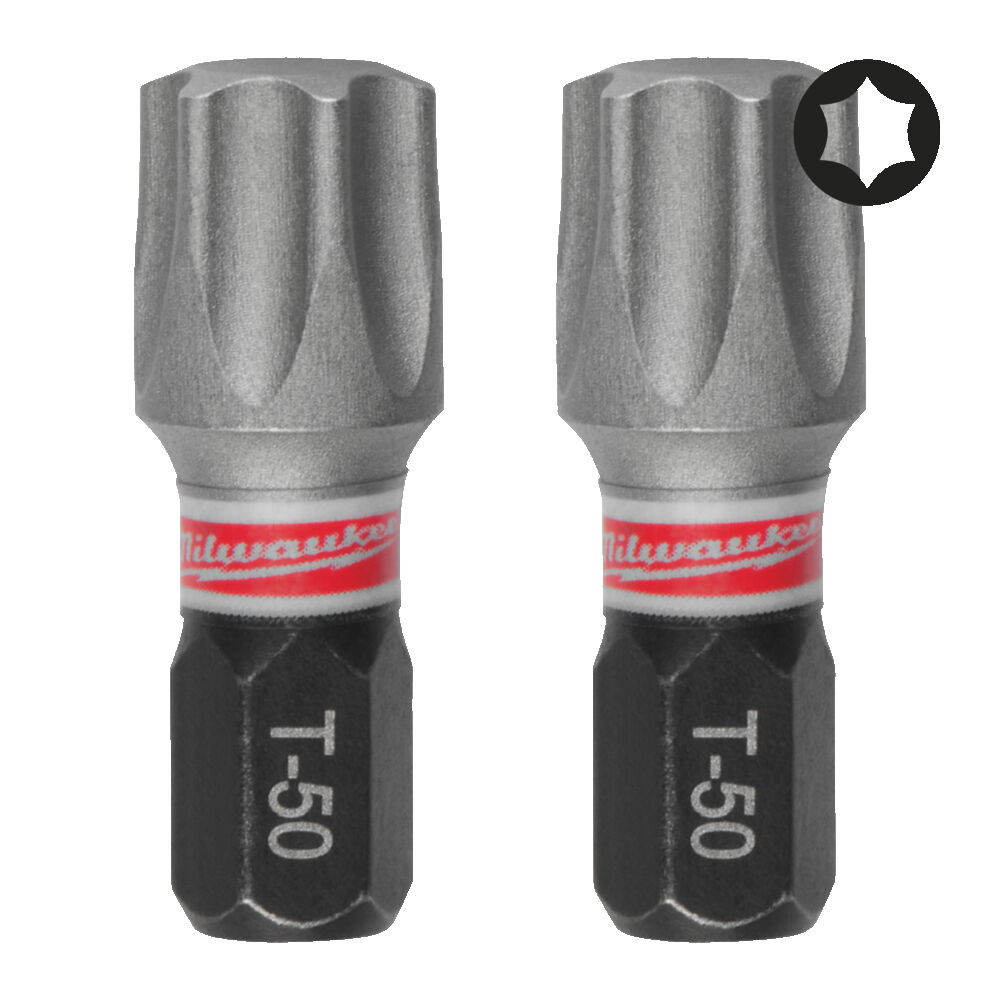 SHOCKWAVE™ IMPACT DUTY ΜΥΤΕΣ TORX TX50 x 25mm - 3 ΤΕΜ.