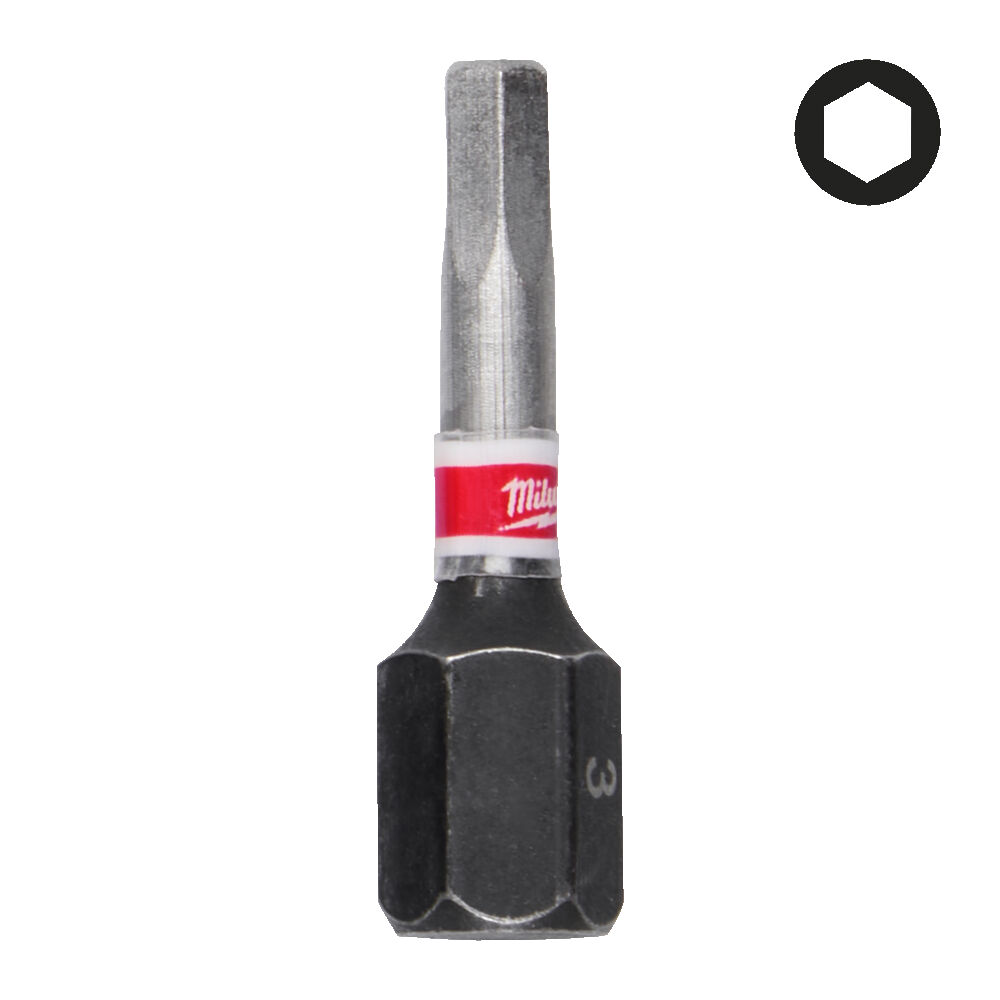 SHOCKWAVE™ IMPACT DUTY ΜΥΤΕΣ HEX3 25 mm – 3 ΤΕΜ.