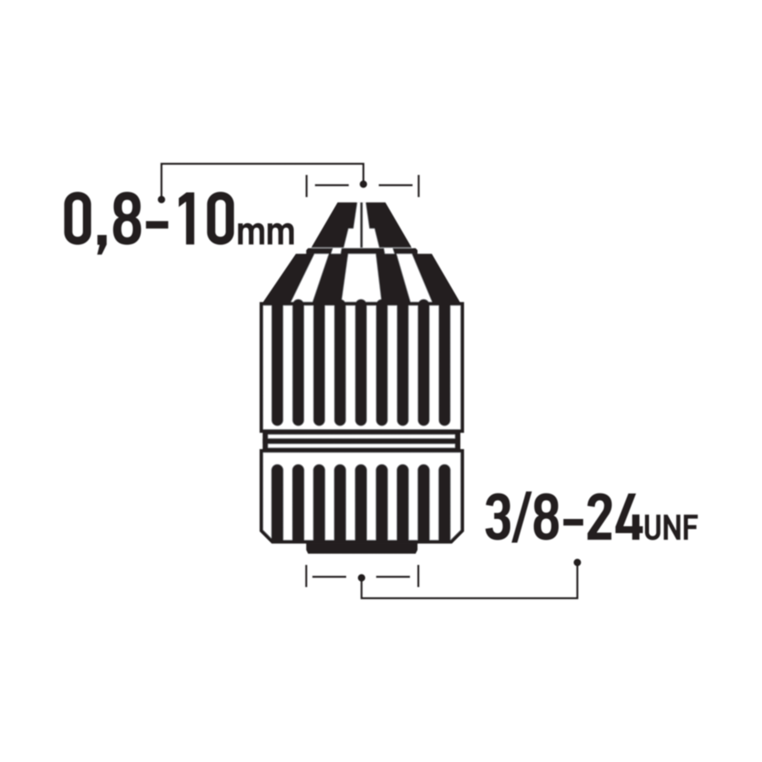 Πλαστικό ταχύτσοκ 10mm - 3/8", AUTO LOCK - Image 2