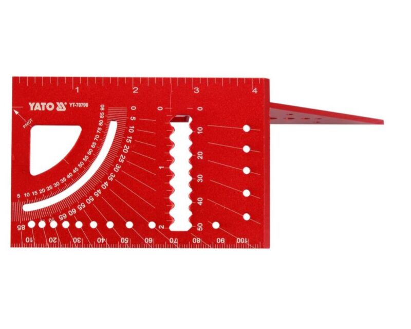 Γωνία αλουμινίου 3D 45°/90° YATO YT-70796