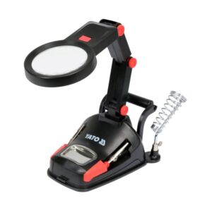 Σταντ κόλλησης με μεγεθυντικό φακό LED YATO YT-73861