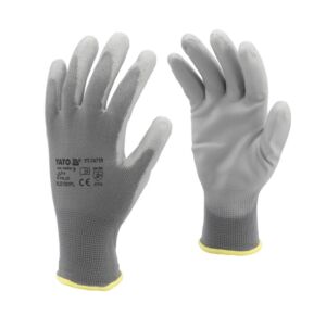 Γάντια εργασίας YATO nylon/PU γκρι