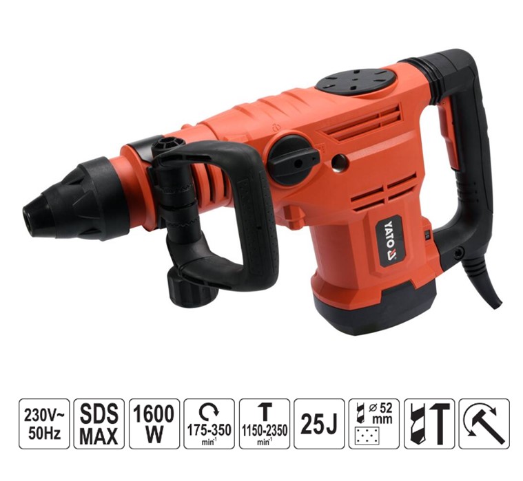 Πιστολέτο YATO SDS MAX 1600W 25J YT-82135