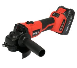 Γωνιακός τροχός μπαταρίας YATO 18V 125mm ρυθμιζόμενος 1×4.0Ah YT-828294