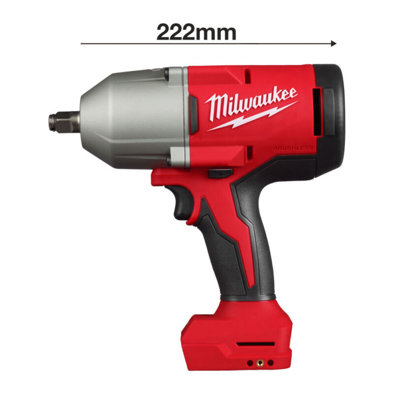 M18 FUEL™ BLHIWF12-0X ½″ Υψηλής Ροπής Μπουλονόκλειδο με Δαχτυλίδι Συγκράτησης - Image 4