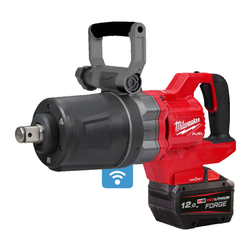 M18 FUEL™ ONE-KEY™ ONEFHIWF1DS -121C Μπουλονόκλειδο 1″ Υψηλής Ροπής Λαβής-D με Δαχτυλίδι Συγκράτησης - Image 2