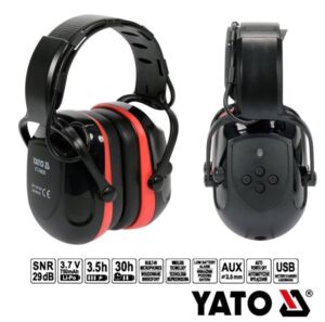 Ωτοασπίδες Ηλεκτρονικές YATO Bluetooth Επαναφορτιζόμενες YT-74626