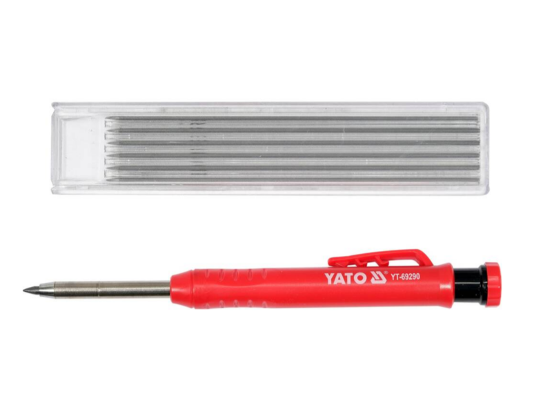 Μηχανικό μολύβι μαραγκού YATO με σετ μύτες YT-69290 - Image 2