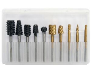 Σετ Φρεζάκια Mini YATO 10τμχ για Ξύλο, Μέταλλο & PVC YT-61730