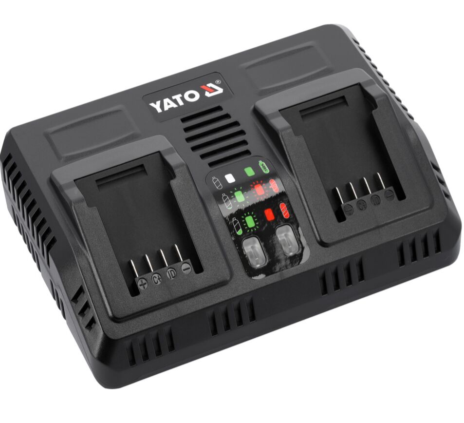 Διπλός φορτιστής YATO 18V 4.5A YT-828501