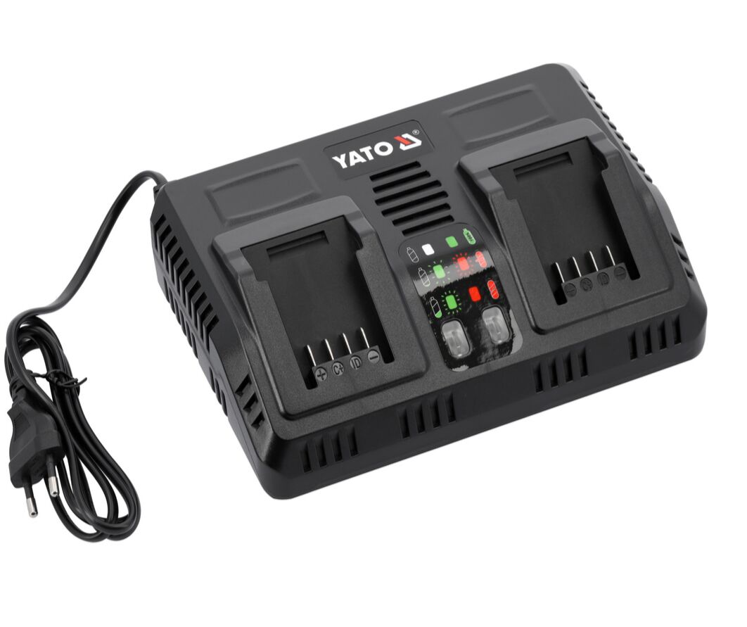Διπλός φορτιστής YATO 18V 4.5A YT-828501 - Image 2