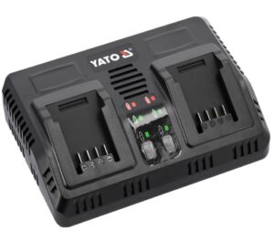 Διπλός φορτιστής YATO 18V 2.4A YT-828499