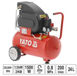 Αεροσυμπιεστής YATO 24L 2HP YT-23300