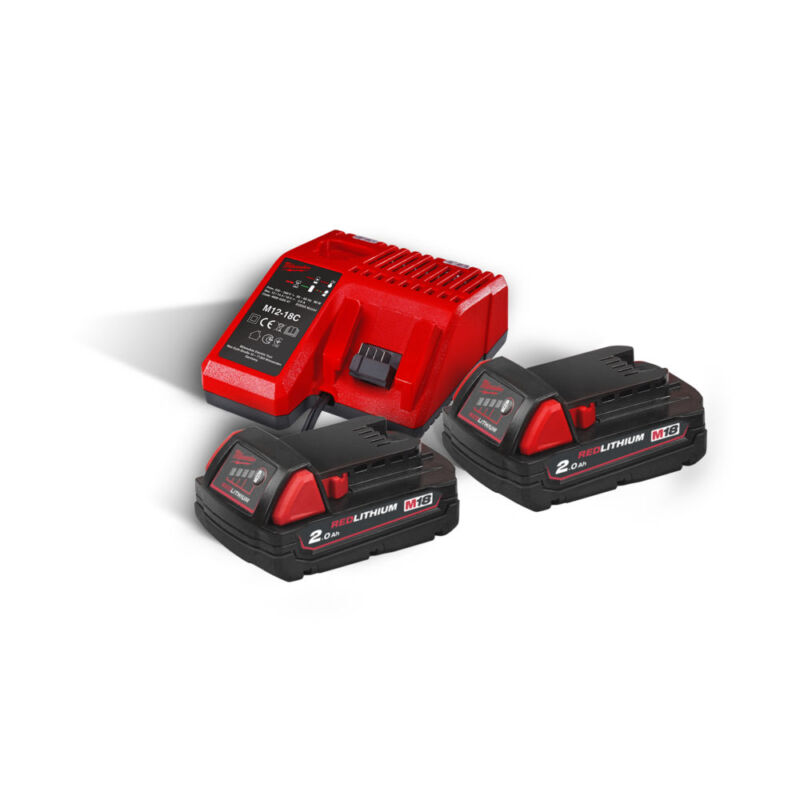 M18™ NRG-202 Μπαταρίες 18V 2.0AH Ταχυφορτιστής M12-18 C - Image 2
