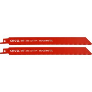 Λάμες σπαθόσεγας YATO BIM 225mm 24TPI σετ 2 τεμ. YT-33934