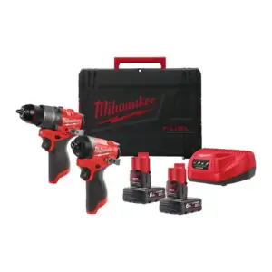 SET M12 FUEL™ FPP2A2-402X Κρουστικό Δραπανοκατσάβιδο + Παλμικό Κατσαβίδι ¼˝ HEX